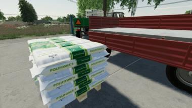 Пак поддонов с удобрениями Polish Fertilizer Pallets v1.3 для Farming Simulator 2019