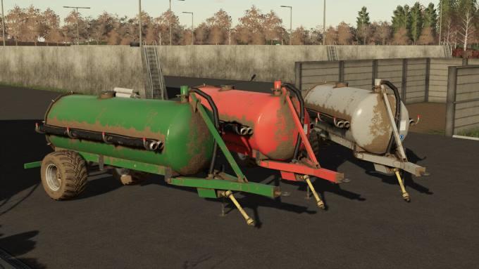 Разбрасыватель жидкого навоза Small Manure Barrel v1.0 для Farming Simulator 2019