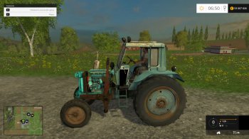 Мод старого трактора МТЗ для Фермер Симулятора 2017