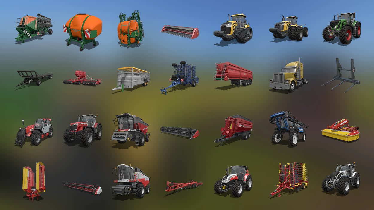 Новая техника которая будет в Farming Simulator 2017