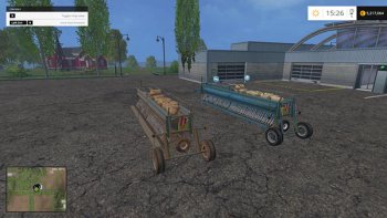 Русская сеялка для Farming Simulator 2017