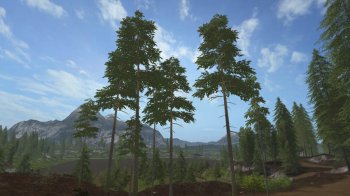 Мод высокие деревья для Farming Simulator 2017