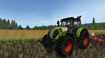 Трактор Claas Axion 820 для Farming Simulator 2017