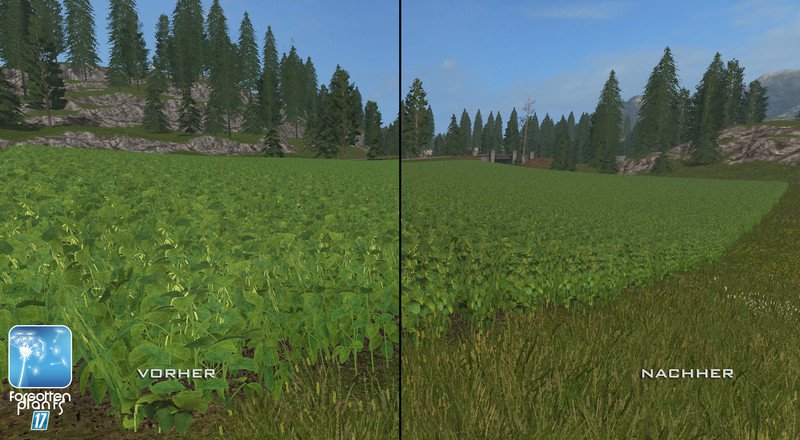 Новые текстуры Сои для Farming Simulator 2017