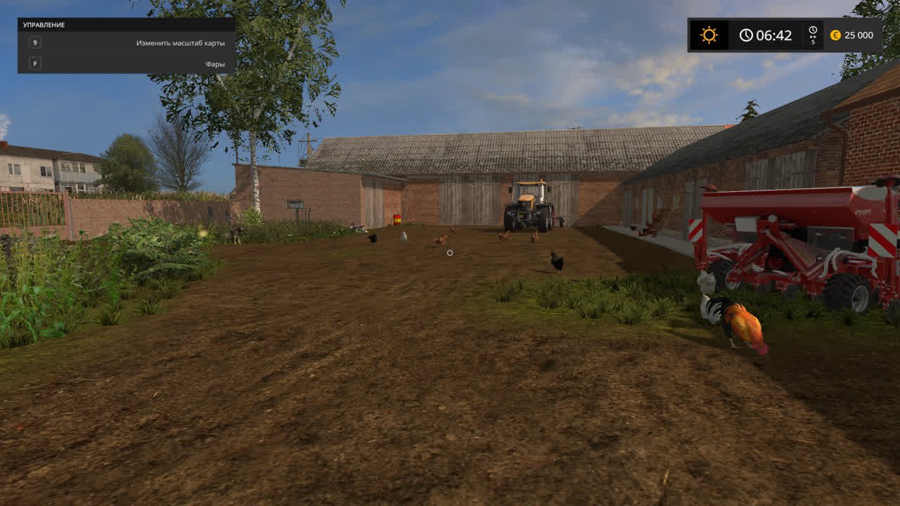 Карта Маленькая деревня для Farming Simulator 2017