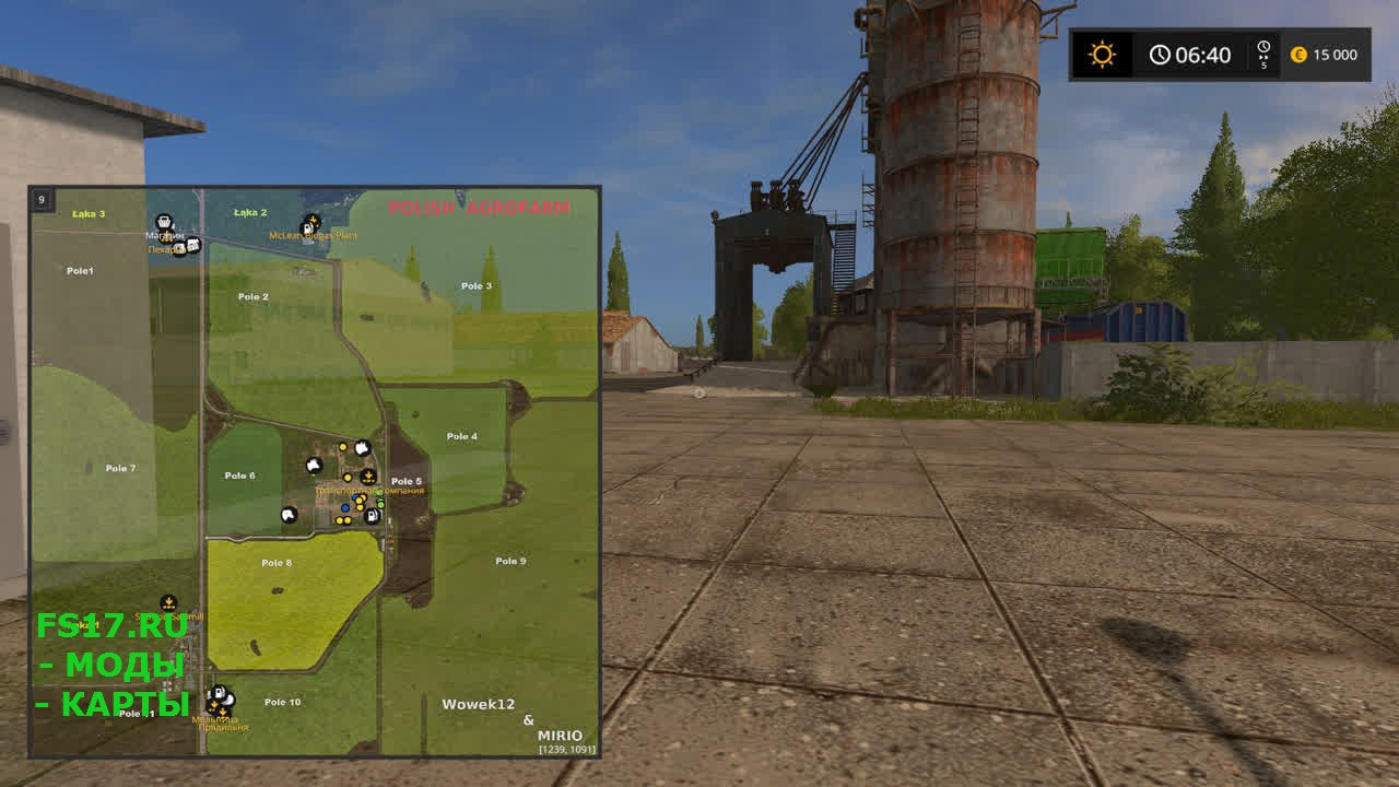 Карта Polish AgroFarm для Farming Simulator 2017