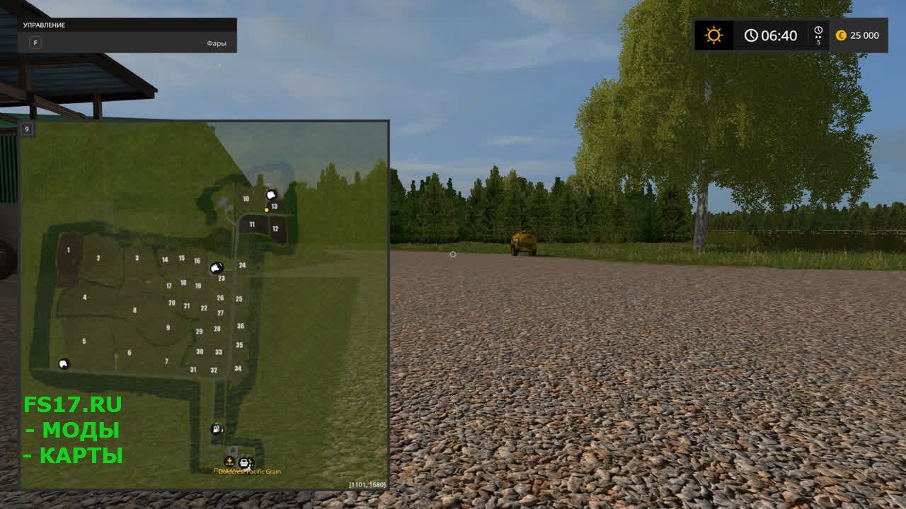 Карта Rolling Pastures NZ для Farming Simulator 2017