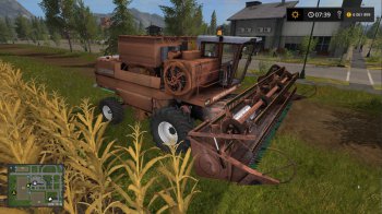 Комбайн ДОН 1500 для Farming Simulator 2017