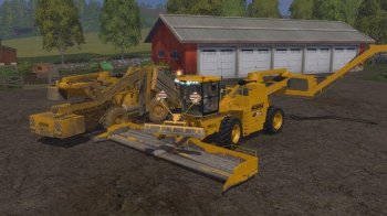 Комбайн для уборки свеклы Ropa Euro Maus для Farming Simulator 2017