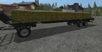 Большой прицеп для перевозки тюков и поддонов для Farming Simulator 2017