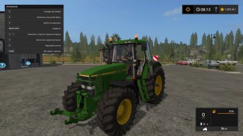 Трактор John Deere 7810 для Farming Simulator 2017