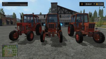Старый трактор МТЗ 80 для Farming Simulator 2017