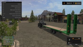 Прицеп для тюков и техники для Farming Simulator 2017