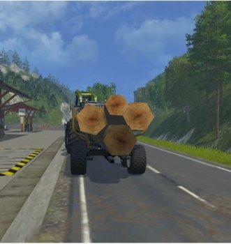 Мод на толстые стволы деревьев для Farming Simulator 2017