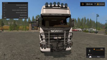 Тягач Scania Agro для Farming Simulator 2017
