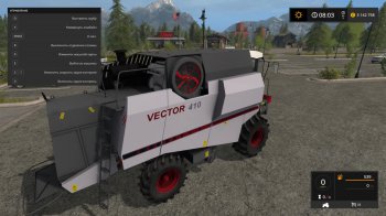 Комбайн Ростсельмаш Вектор 410 для Farming Simulator 2017