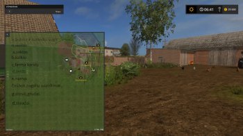 Карта Маленькая деревня для Farming Simulator 2017