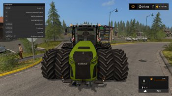 Трактор Claas Xerion 5000 для Farming Simulator 2017