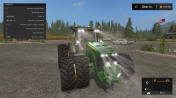 Трактор John Deere 8030 для Farming Simulator 2017
