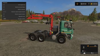 Мод Татра 6х6 лесовоз для Farming Simulator 2017