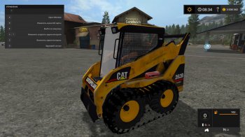 Мод погрузчик Caterpillar 262B для Farming Simulator 2017