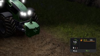 Мод Fuel Usage Display для Farming Simulator 2017