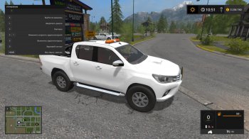 Машина TOYOTA HILUX для Farming Simulator 2017