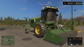 Сенокосилка John Deere W260 для Farming Simulator 2017