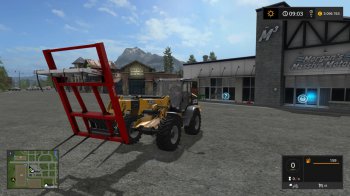 Вилы для погрузки тюков для Farming Simulator 2017