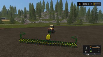Большая сеялка John Deere для Farming Simulator 2017
