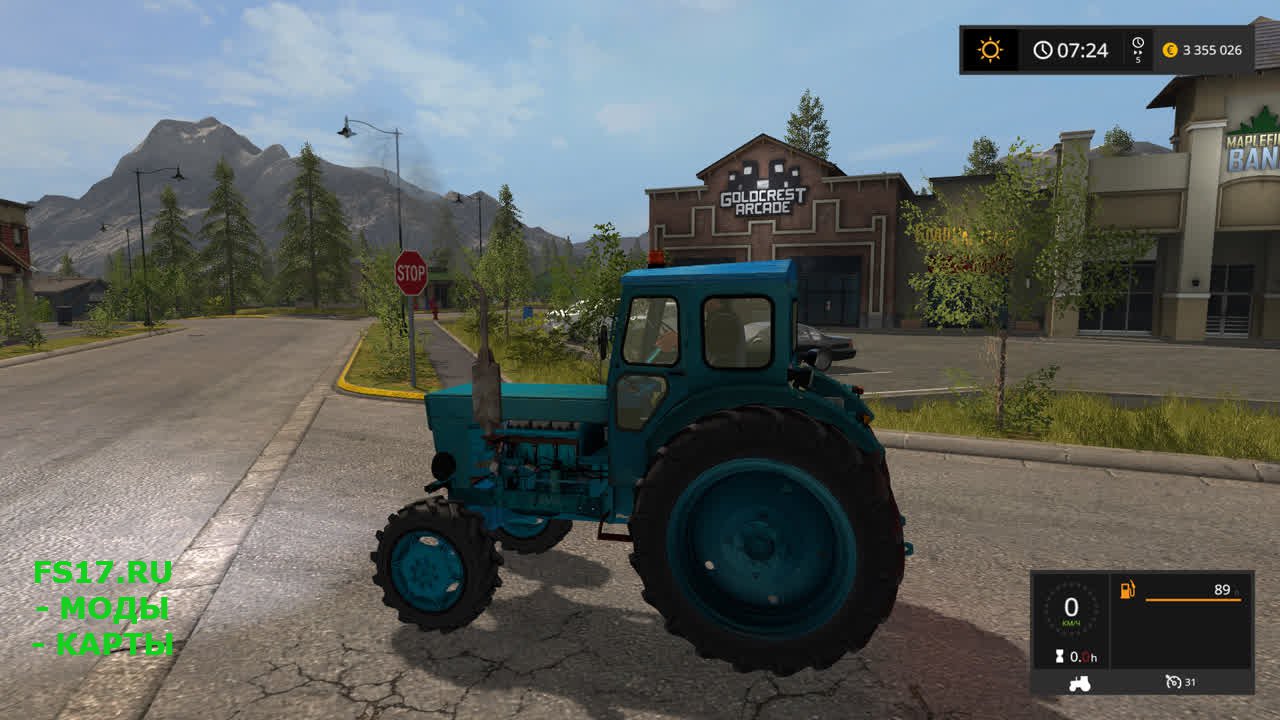 Русский трактор Т-40 АМ для Farming Simulator 2017