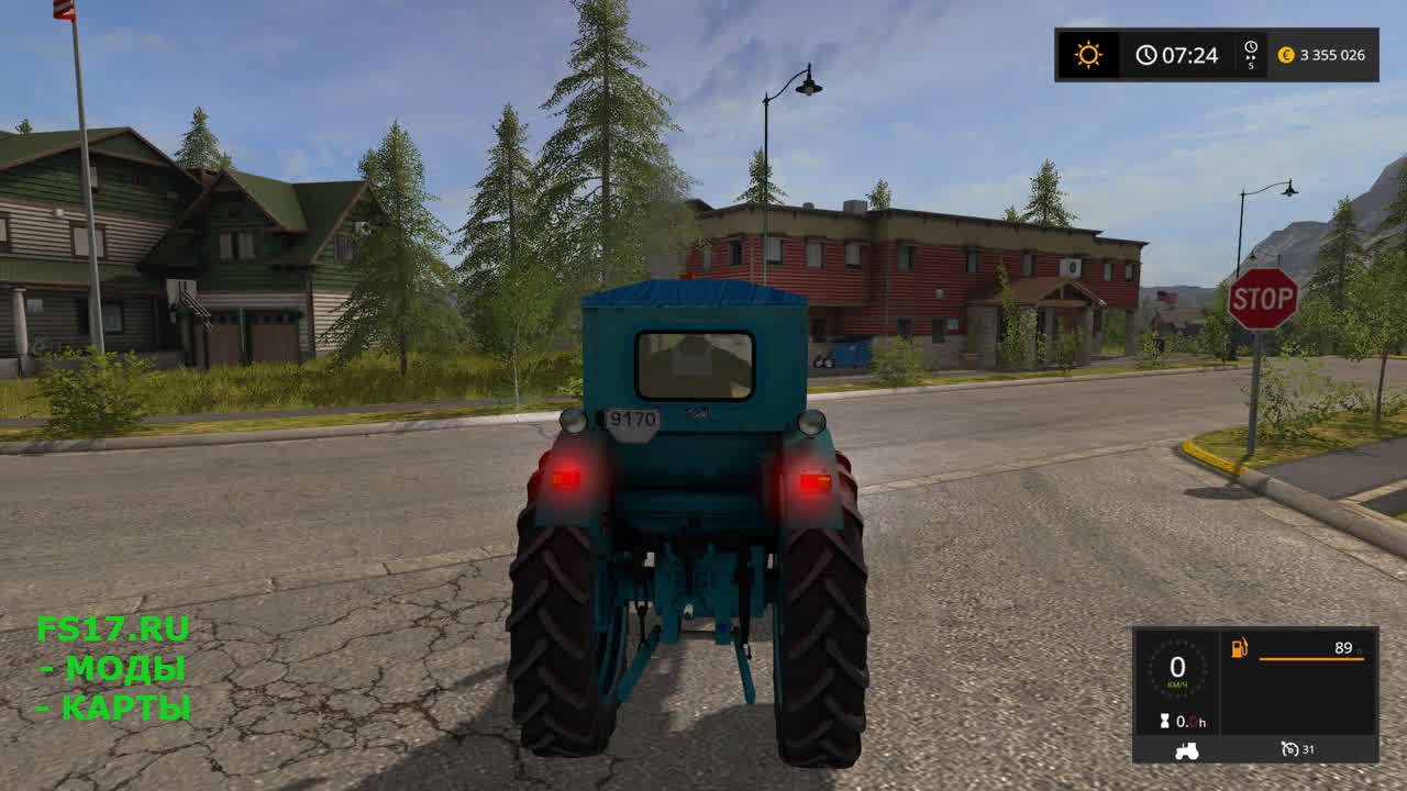 Русский трактор Т-40 АМ для Farming Simulator 2017