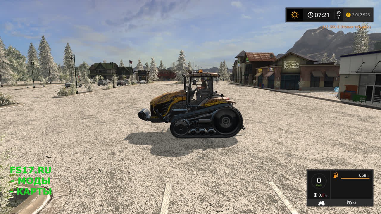 Зимняя карта для Farming Simulator 2017 [текстуры]