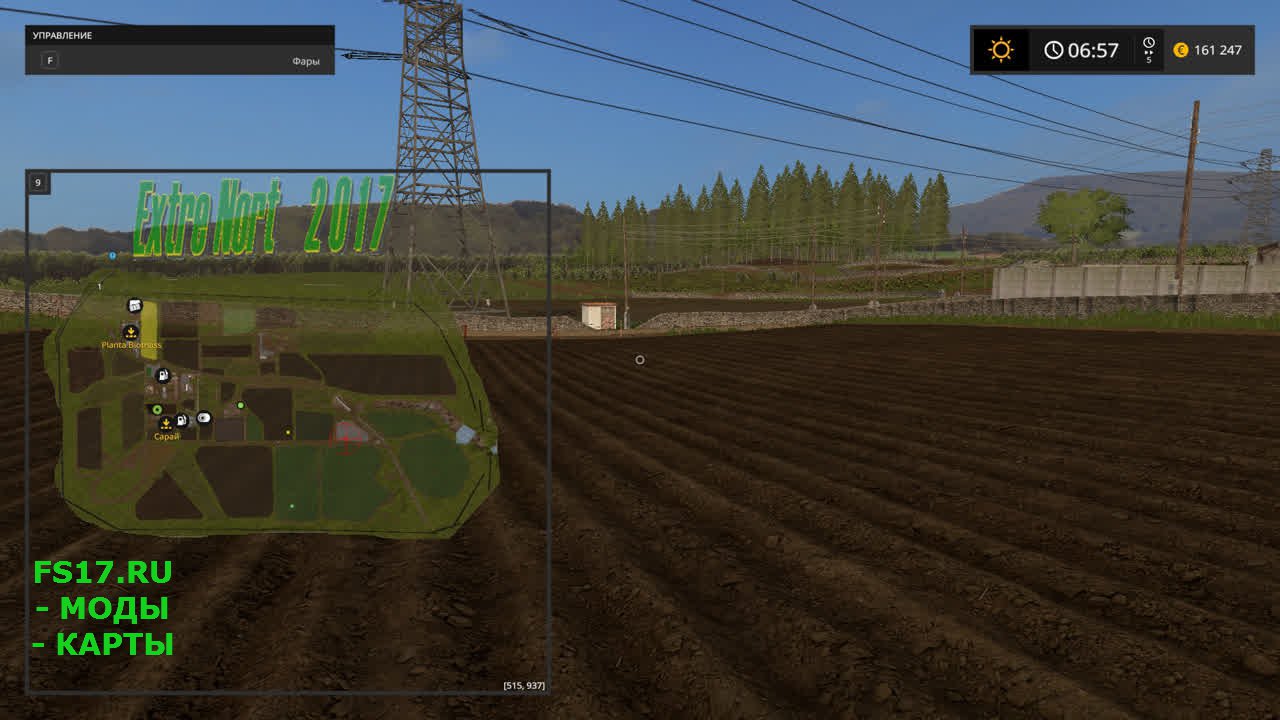 Карта Extre Nort для Farming Simulator 2017
