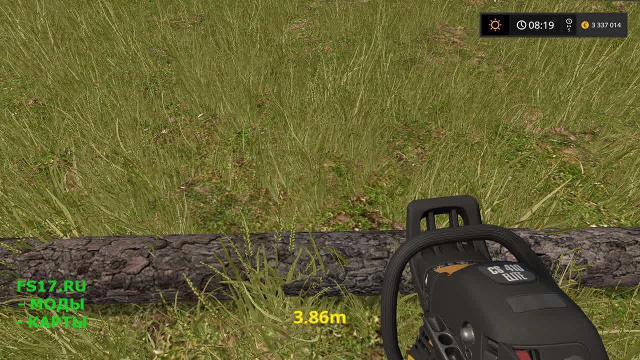 Мод Measure для Farming Simulator 2017 - измеряем длину
