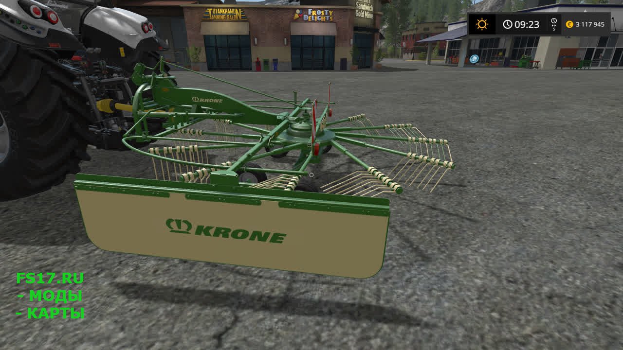 Навесная валковая жатка Krone Swardo для Farming Simulator 2017