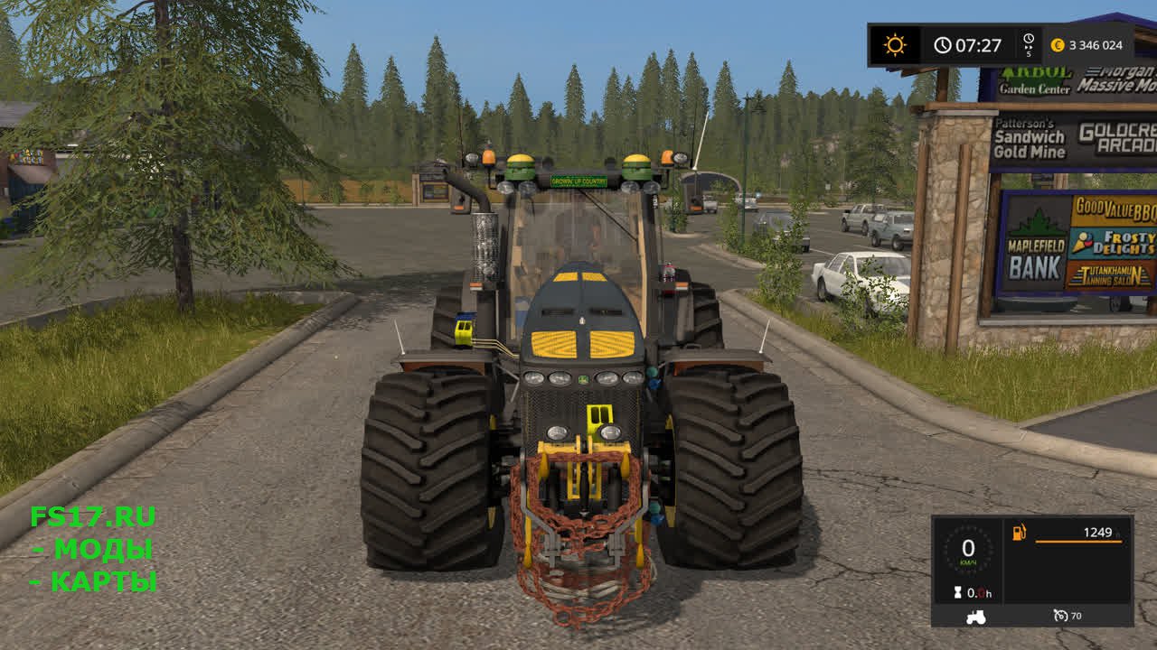 Traktor John Deere 8530 Black Shadow Dlya Farming Simulator 2017