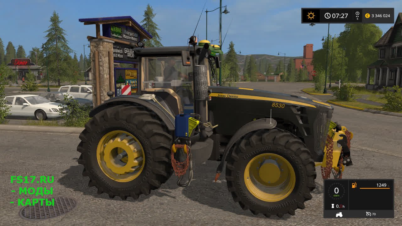Трактор John Deere 8530 Black Shadow для Farming Simulator 2017 6416