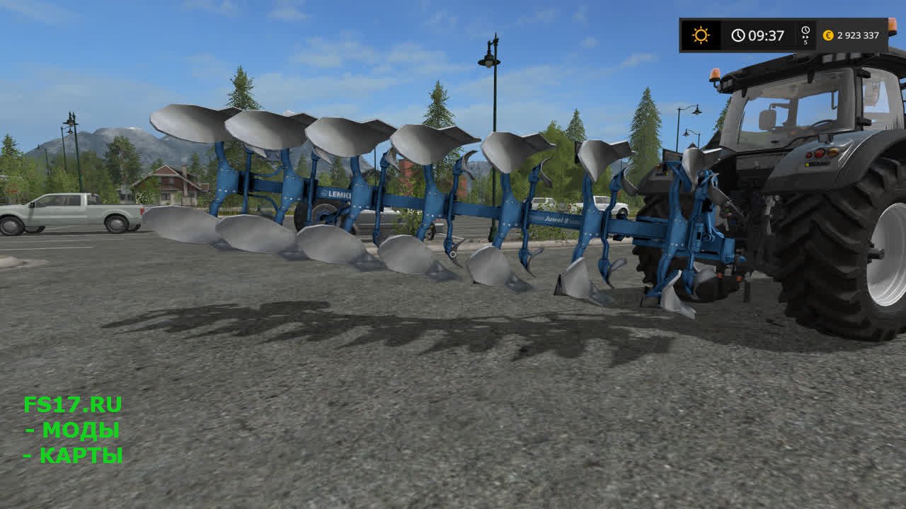 Плуг Lemken Juwel 8 для Farming Simulator 2017