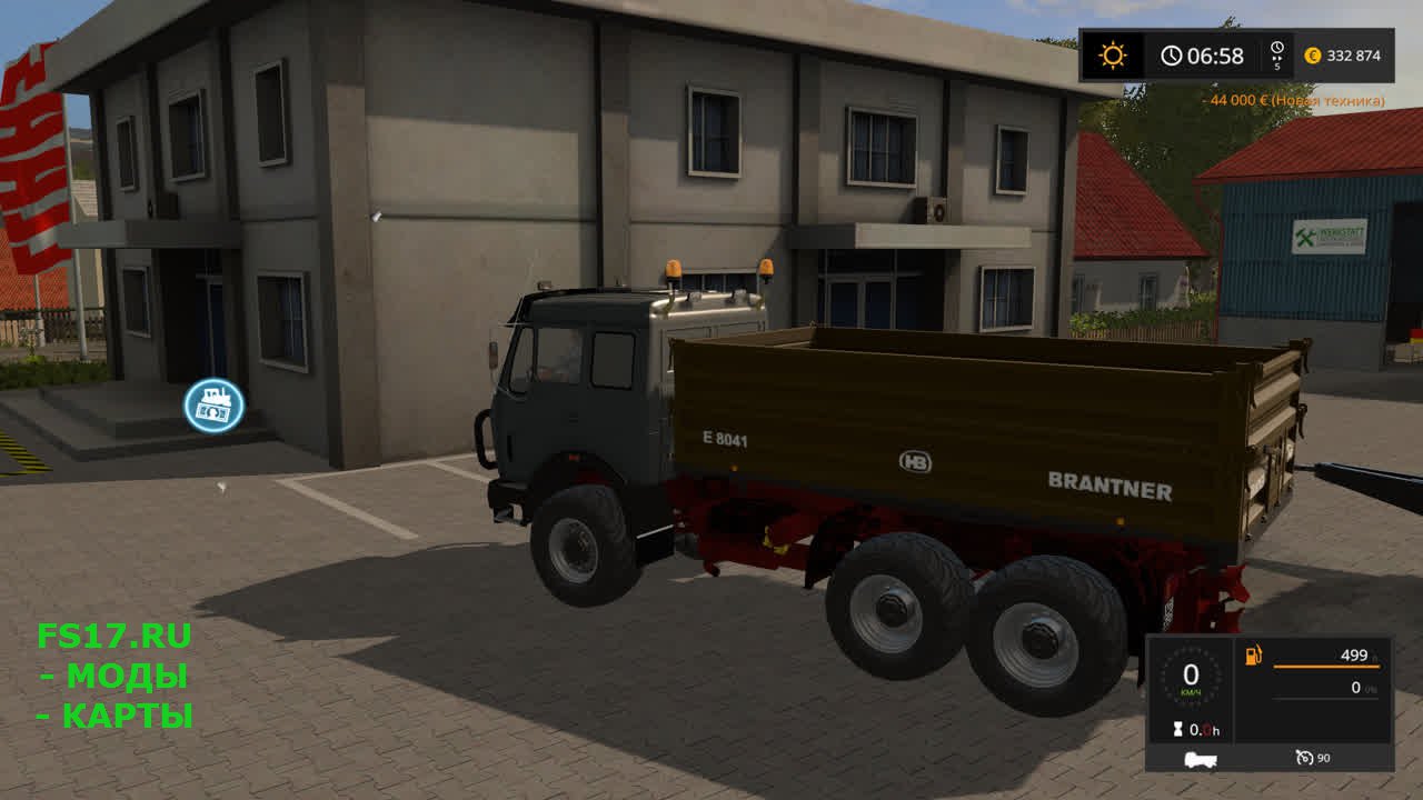Грузовик Mercedes-Benz NG для Farming Simulator 2017