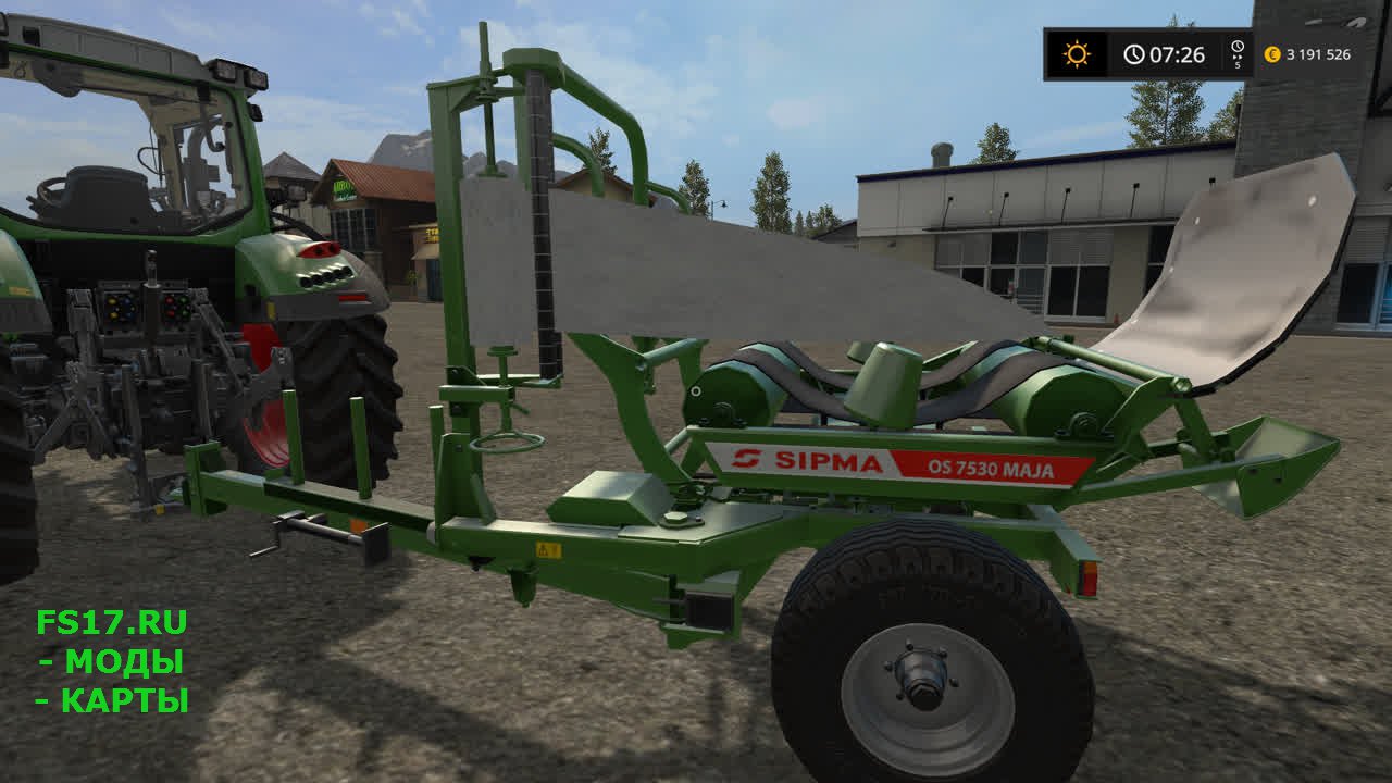 Тюковщик-упаковщик Sipma OS 7530 для Farming Simulator 2017
