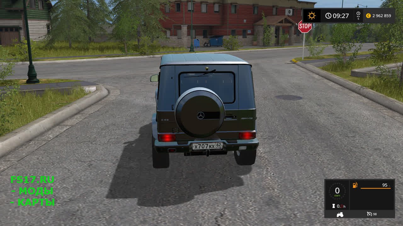 Мод Mercedes-Benz G65 (гелендваген) для Farming Simulator 2017