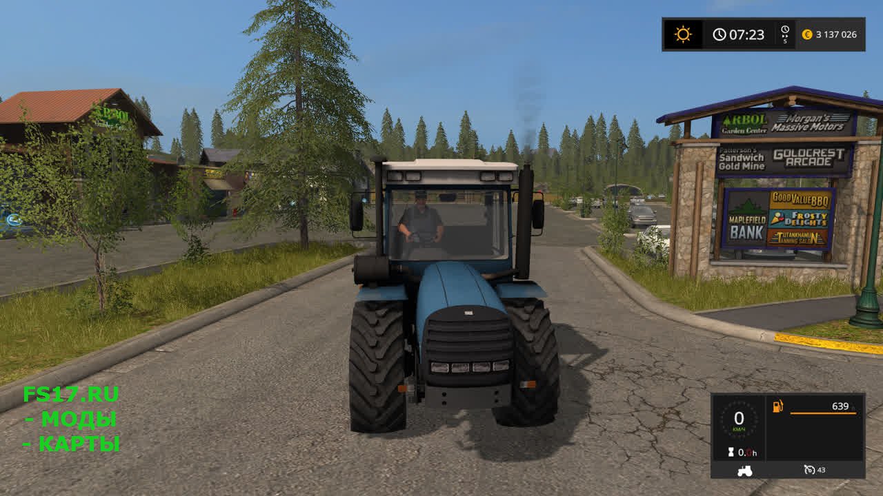 Трактор ХТЗ 17022 для Farming Simulator 2017
