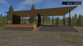 Перемещаемый пункт продажи древесины для Farming Simulator 2017