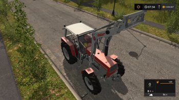 Zetor Crystal 12045 с фронтальным погрузчиком для Farming Simulator 2017