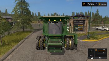 Комбайн John Deere 9770 для Farming Simulator 2017