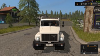 Грузовик ГАЗ 3307 для Farming Simulator 2017