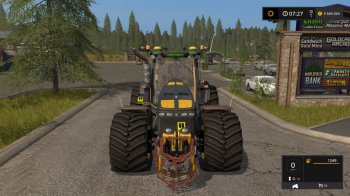 Трактор John Deere 8530 Black Shadow для Farming Simulator 2017