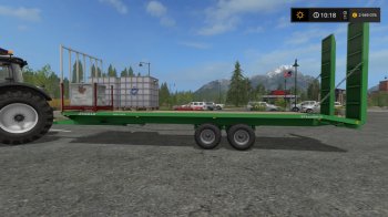 Прицеп с автозагрузкой поддонов для Farming Simulator 2017