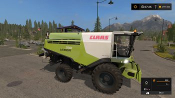 Комбайн Claas Lexion 780 для Farming Simulator 2017
